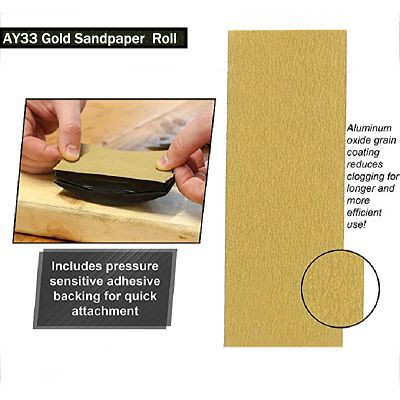 gold abrasive sandpaper