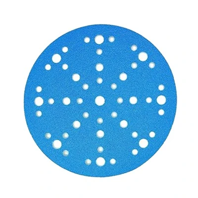 Cakram pengamplasan film biru